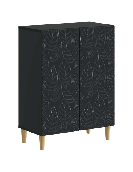 Mobiletto da Bagno DELFT Nero 59,5 x 31 x 80 cm