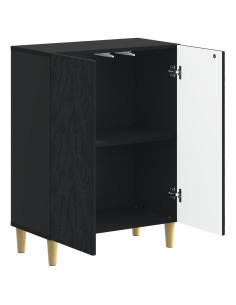 Mobiletto da Bagno DELFT Nero 59,5 x 31 x 80 cm 2