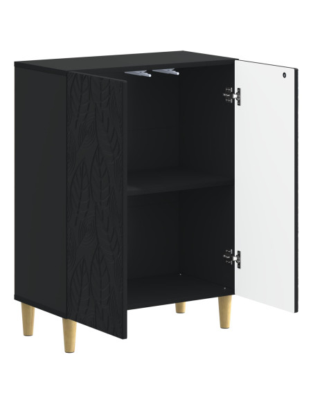 Mobiletto da Bagno DELFT Nero 59,5 x 31 x 80 cm