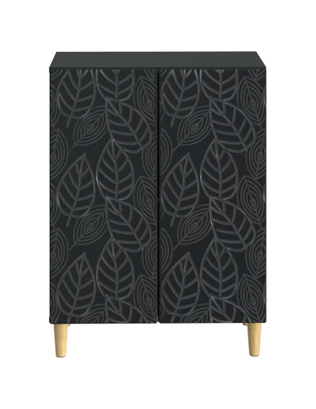 Mobiletto da Bagno DELFT Nero 59,5 x 31 x 80 cm