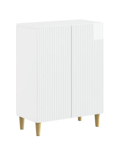 Mobiletto da Bagno ARNHEM Bianco Lucido 59,5 x 31 x 80 cm