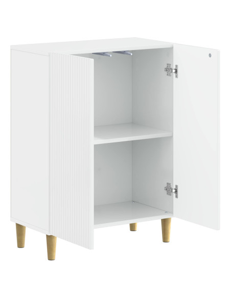 Mobiletto da Bagno ARNHEM Bianco Lucido 59,5 x 31 x 80 cm