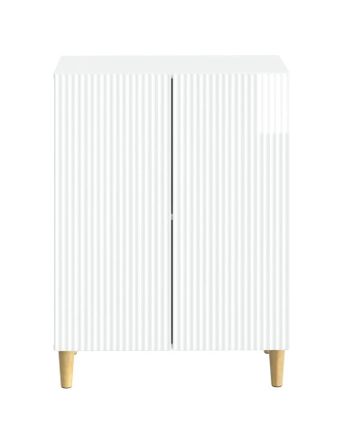 Mobiletto da Bagno ARNHEM Bianco Lucido 59,5 x 31 x 80 cm