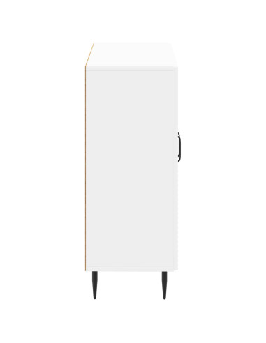 Mobiletto da Bagno HAARLEM Bianco 59,5 x 31 x 80 cm