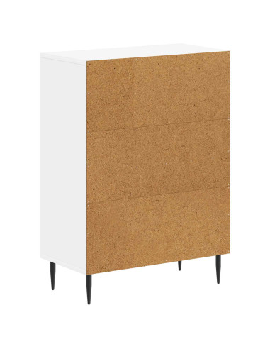 Mobiletto da Bagno HAARLEM Bianco 59,5 x 31 x 80 cm