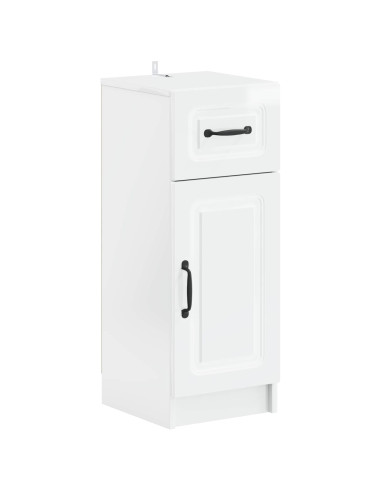 Mobiletto da Bagno UTRECHT Bianco Lucido 30 x 31 x 77 cm