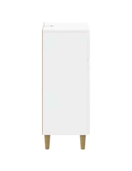 Mobiletto da Bagno ARNHEM Bianco Lucido 30 x 31 x 80 cm