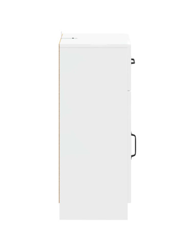 Mobiletto da Bagno UTRECHT Bianco Lucido 30 x 31 x 77 cm