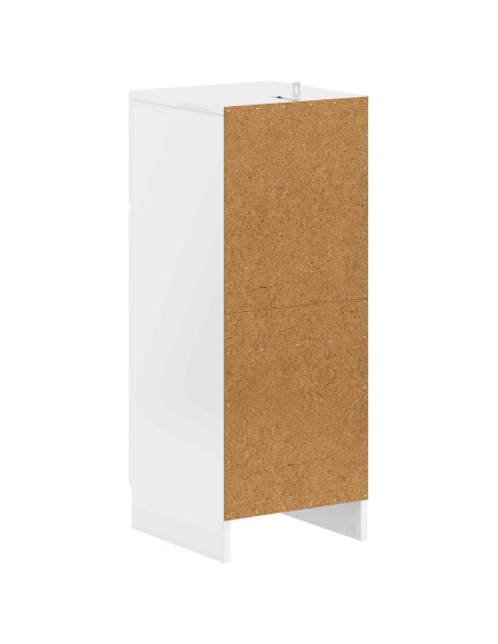 Mobiletto da Bagno UTRECHT Bianco Lucido 30 x 31 x 77 cm