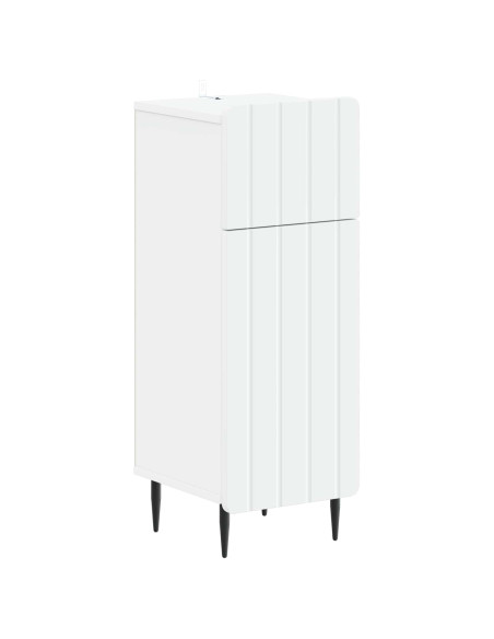 Mobiletto da Bagno ZWOLLE Bianco 30 x 31 x 79,5 cm
