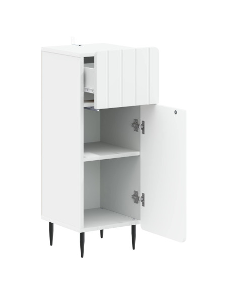 Mobiletto da Bagno ZWOLLE Bianco 30 x 31 x 79,5 cm