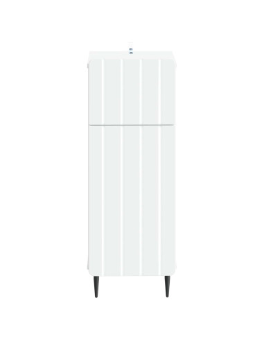 Mobiletto da Bagno ZWOLLE Bianco 30 x 31 x 79,5 cm
