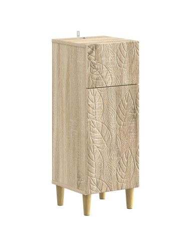 Mobiletto da Bagno DELFT Rovere Sonoma 30 x 31 x 80 cm