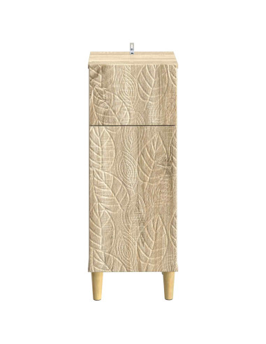 Mobiletto da Bagno DELFT Rovere Sonoma 30 x 31 x 80 cm
