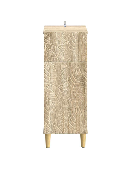 Mobiletto da Bagno DELFT Rovere Sonoma 30 x 31 x 80 cm
