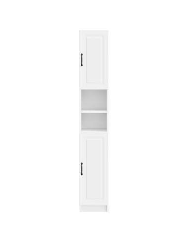 Armadio da Bagno con Ripiano Aperto UTRECHT Bianco