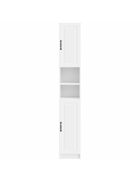 Armadio da Bagno con Ripiano Aperto UTRECHT Bianco