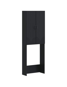 Mobile Bagno HOORN Nero 66 x 25,5 x 190 cm Legno ingegnerizzato