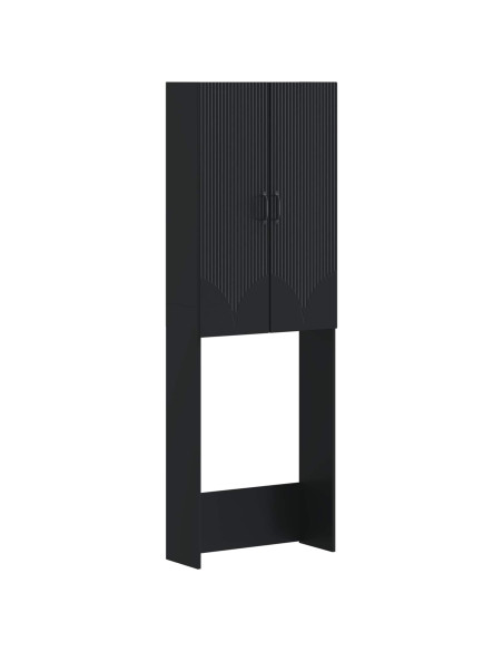 Mobile Bagno HOORN Nero 66 x 25,5 x 190 cm Legno ingegnerizzato