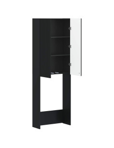 Mobile Bagno ARNHEM Nero 66 x 25,5 x 190 cm 2