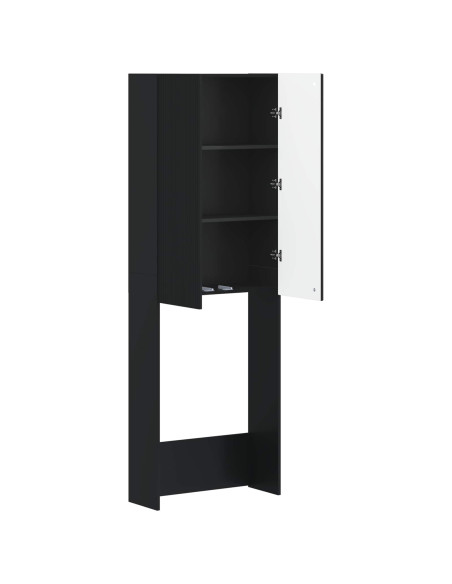 Mobile Bagno ARNHEM Nero 66 x 25,5 x 190 cm