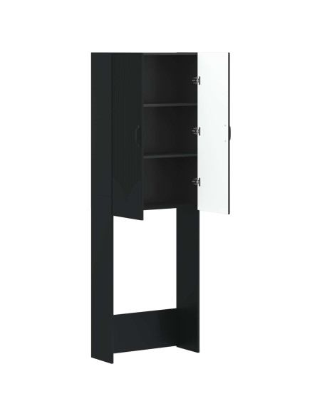 Mobile Bagno HOORN Nero 66 x 25,5 x 190 cm Legno ingegnerizzato