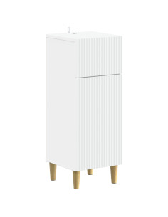 Mobiletto da Bagno ARNHEM Bianco 30 x 31 x 80 cm