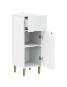 Mobiletto da Bagno ARNHEM Bianco 30 x 31 x 80 cm 2