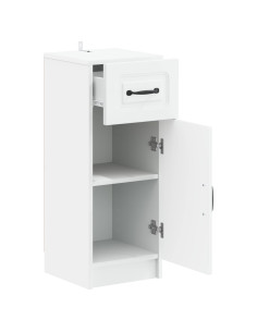 Mobiletto da Bagno UTRECHT Bianco 30 x 31 x 77 cm 2