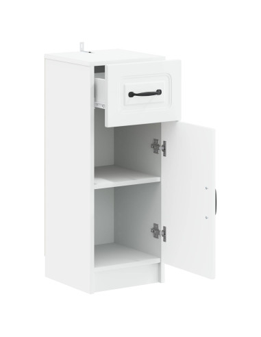 Mobiletto da Bagno UTRECHT Bianco 30 x 31 x 77 cm