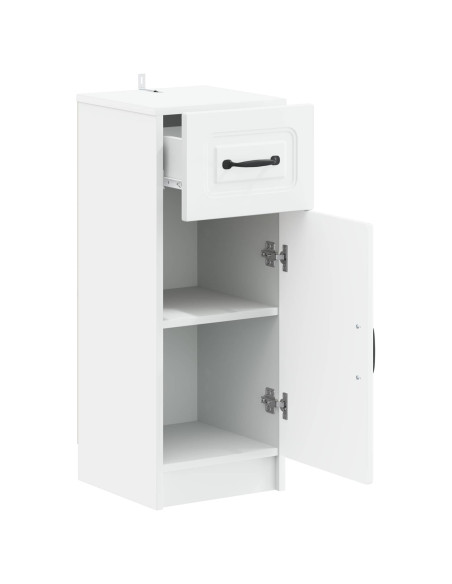 Mobiletto da Bagno UTRECHT Bianco 30 x 31 x 77 cm