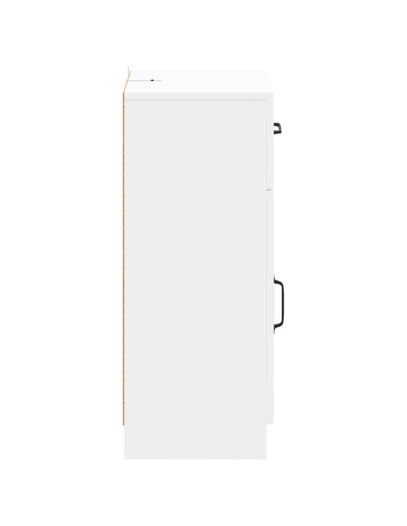 Mobiletto da Bagno UTRECHT Bianco 30 x 31 x 77 cm