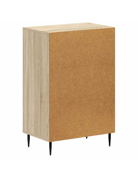 Mobiletto da Bagno HAARLEM Rovere Sonoma 59,5 x 31 x 80 cm