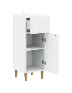 Mobiletto da Bagno DELFT Bianco 30 x 31 x 80 cm 2