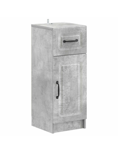 Mobiletto da Bagno UTRECHT Grigio Cemento 30 x 31 x 77 cm