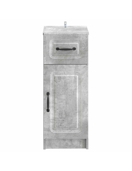 Mobiletto da Bagno UTRECHT Grigio Cemento 30 x 31 x 77 cm