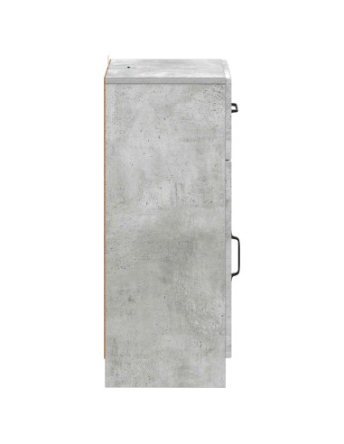 Mobiletto da Bagno UTRECHT Grigio Cemento 30 x 31 x 77 cm