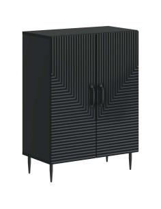 Mobiletto da Bagno HAARLEM Nero 59,5 x 31 x 80 cm