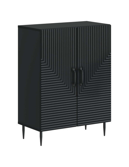 Mobiletto da Bagno HAARLEM Nero 59,5 x 31 x 80 cm