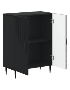 Mobiletto da Bagno HAARLEM Nero 59,5 x 31 x 80 cm 2