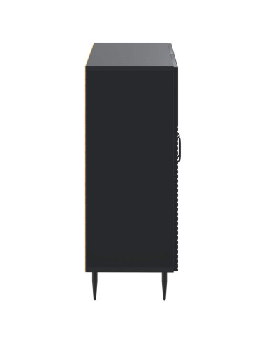 Mobiletto da Bagno HAARLEM Nero 59,5 x 31 x 80 cm