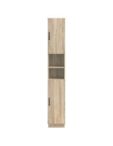 Armadio da Bagno con Ripiano Aperto HOORN Rovere Sonoma