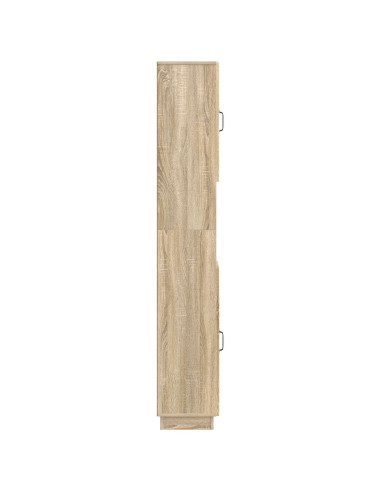 Armadio da Bagno con Ripiano Aperto HOORN Rovere Sonoma