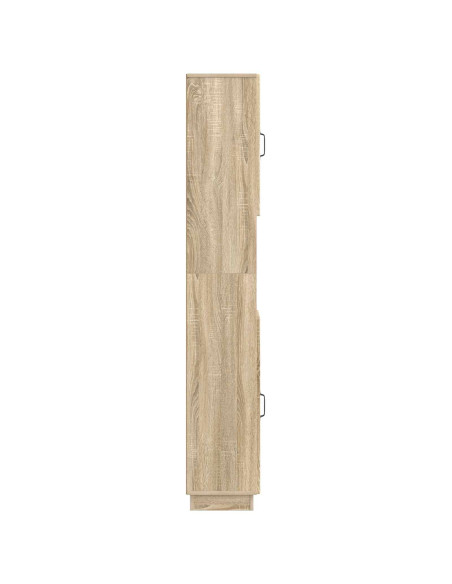 Armadio da Bagno con Ripiano Aperto HOORN Rovere Sonoma