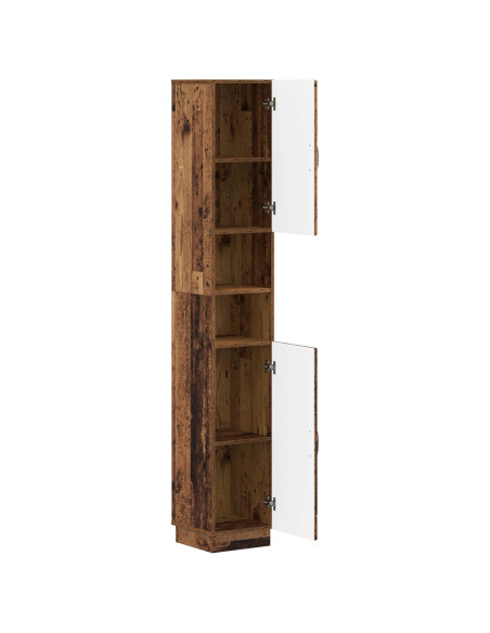 Armadio da Bagno con Ripiano Aperto HOORN Legno antico