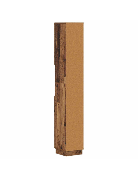 Armadio da Bagno con Ripiano Aperto HOORN Legno antico