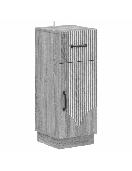 Mobiletto da Bagno HOORN Sonoma grigio 30 x 31 x 77 cm