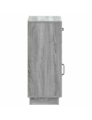 Mobiletto da Bagno HOORN Sonoma grigio 30 x 31 x 77 cm