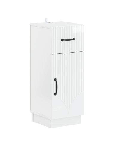 Mobiletto da Bagno HOORN Bianco Lucido 30 x 31 x 77 cm