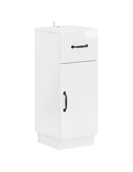 Mobiletto da Bagno HOORN Bianco Lucido 30 x 31 x 77 cm